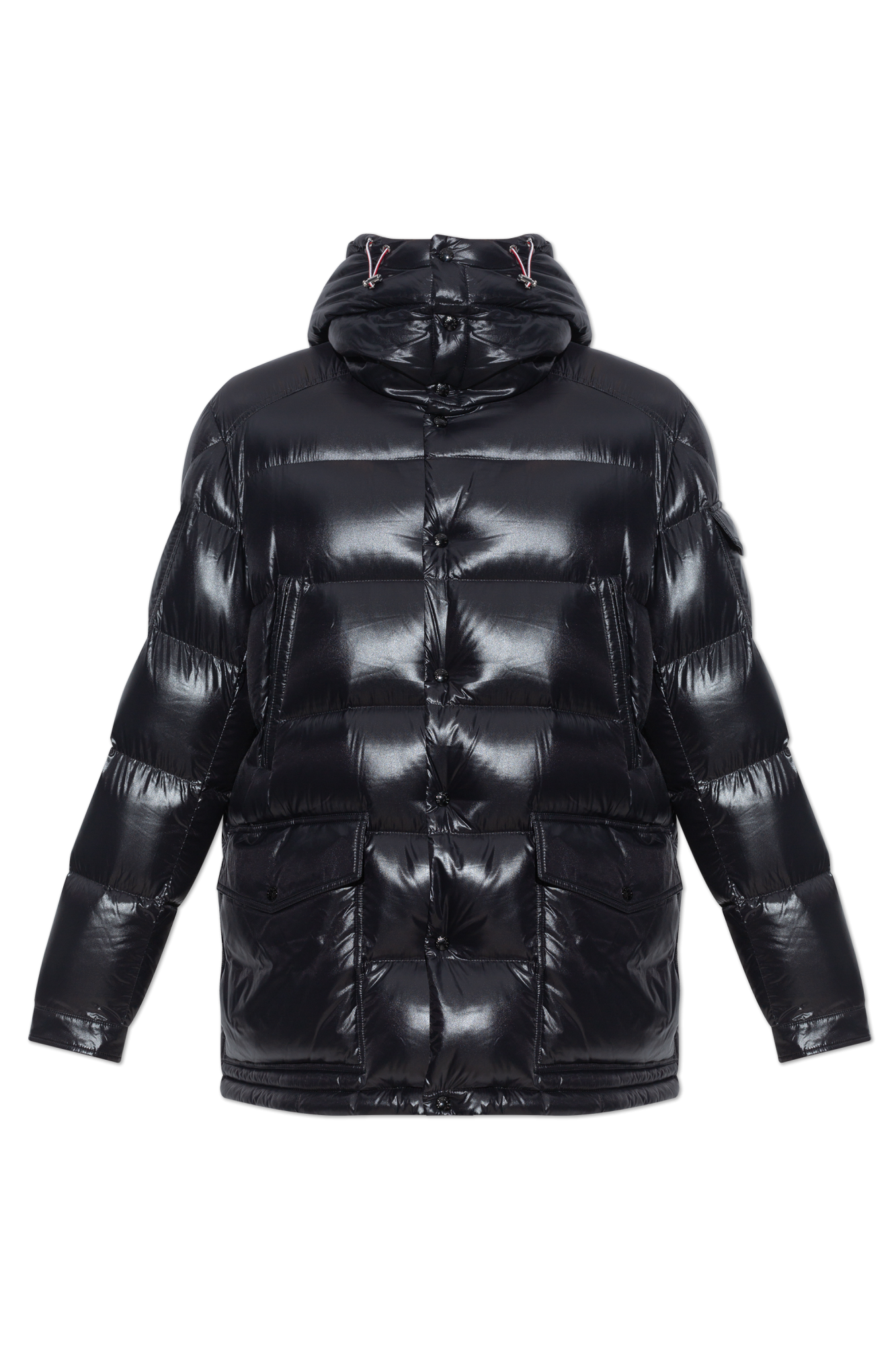 MONCLER | CHIABLESE DOWN JACKET OFF WHITE ダウン MONCLER Chiablese Quilted Glossed-Shell Hooded Down Jacket
